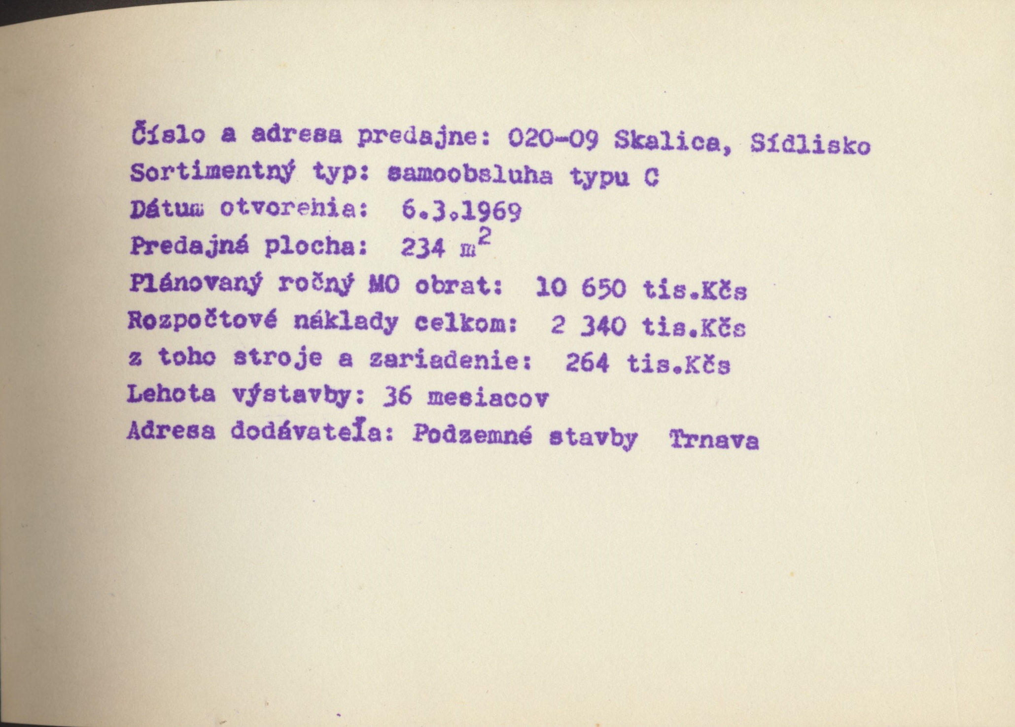 katalog  1969 Bratislava: Skalica, sídlisko