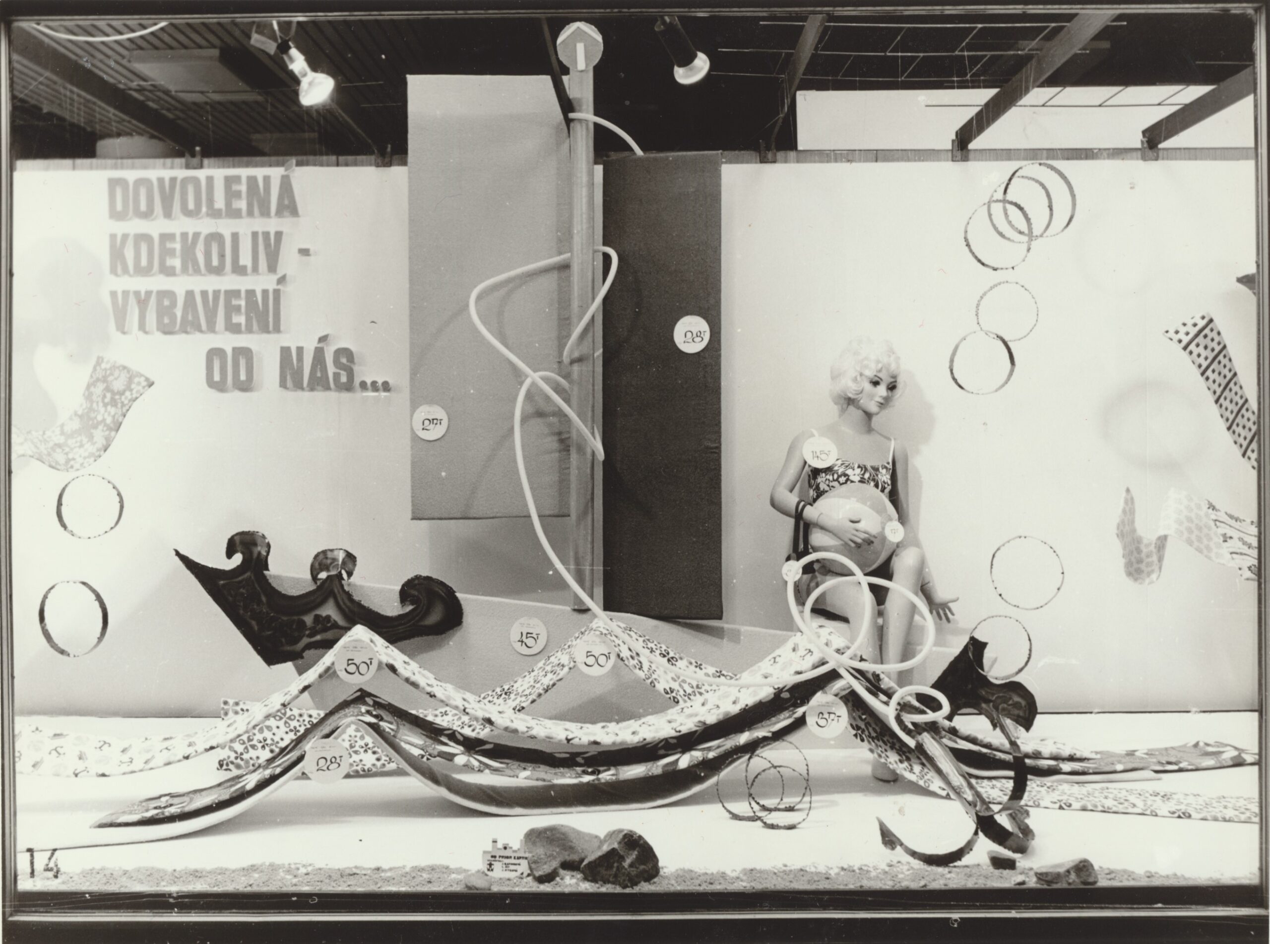 seminár funkčného aranžovania v OD Ostrava 1976